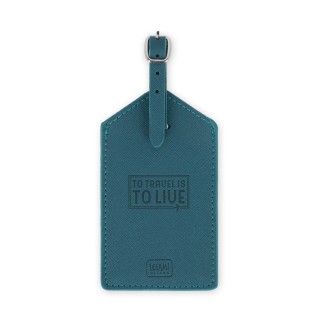 Legami Milano Petrol Blue Luggage Tag Ετικέτα Βαλίτσας Πετρόλ NLUG0002