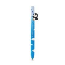 Legami Milano Retractable Ballpoint Penguin "Always Cool"- Free Hugs Γαλάζιο HUG0005