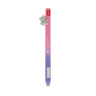 Legami Milano Retractable Ballpoint Kitty "Be Curious"- Free Hugs Ροζ HUG0002