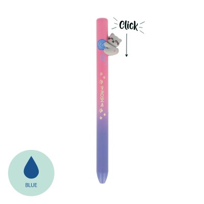 Legami Milano Retractable Ballpoint Kitty "Be Curious"- Free Hugs Ροζ HUG0002