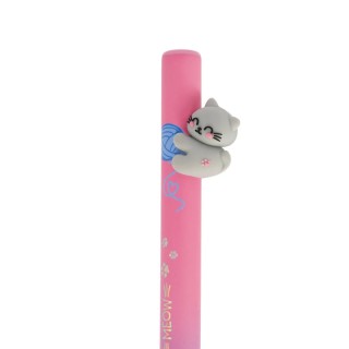 Legami Milano Retractable Ballpoint Kitty "Be Curious"- Free Hugs Ροζ HUG0002