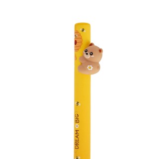 Legami Milano Retractable Ballpoint Teddy Bear "Dream Big"- Free Hugs Κίτρινο HUG0003