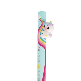 Legami Milano Retractable Ballpoint Unicorn "Believe in Magic"- Free Hugs Πετρολ HUG0004