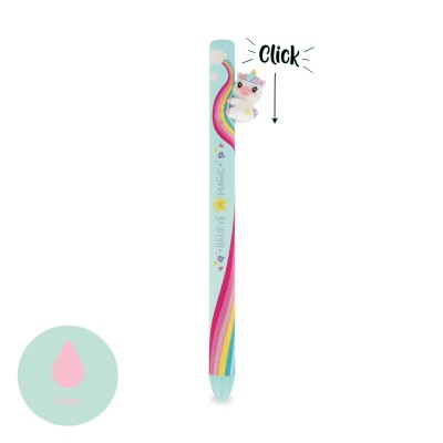 Legami Milano Retractable Ballpoint Unicorn "Believe in Magic"- Free Hugs Πετρολ HUG0004