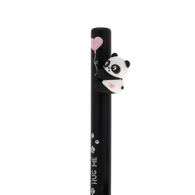 Legami Milano Retractable Ballpoint Panda "Hug me"- Free Hugs Μαύρο HUG0001