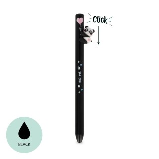 Legami Milano Retractable Ballpoint Panda "Hug me"- Free Hugs Μαύρο HUG0001