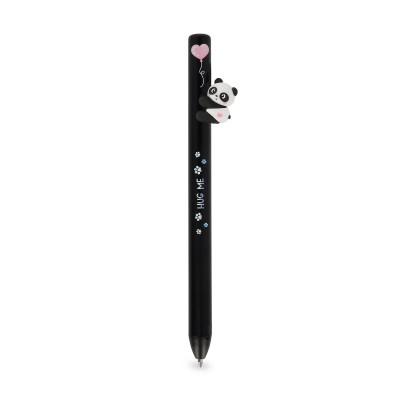 Legami Milano Retractable Ballpoint Panda "Hug me"- Free Hugs Μαύρο HUG0001