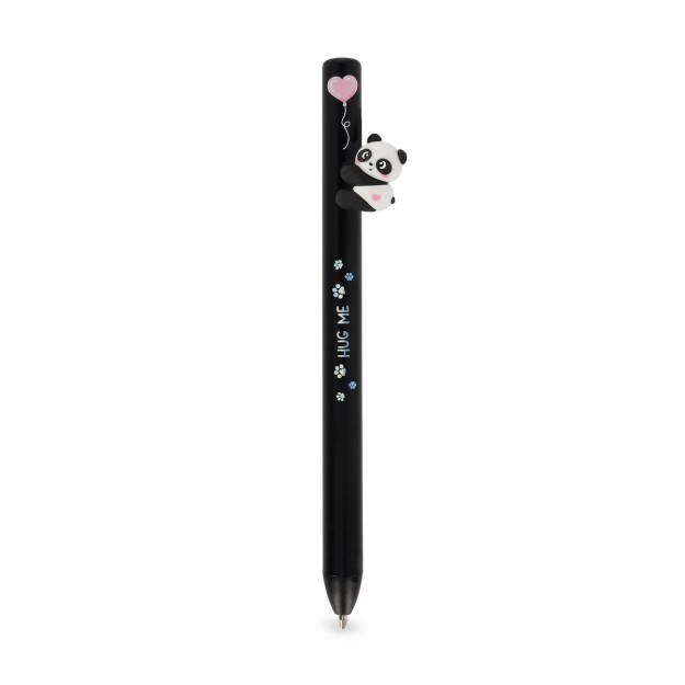 Legami Milano Retractable Ballpoint Panda "Hug me"- Free Hugs Μαύρο HUG0001