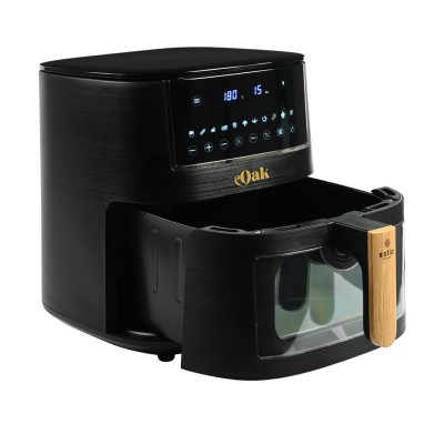 ESTIA ΦΡΙΤΕΖΑ ΑΕΡΟΣ OAK 1650w 7.2lt ME ΨΗΦΙΑΚΗ ΟΘΟΝΗ & 11 ΠΡΟΓΡΑΜΜΑΤΑ ΜΑΓΕΙΡΕΜΑΤΟΣ
