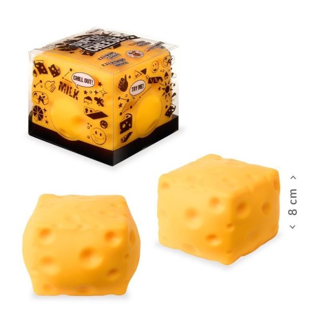 Trendhaus Super Anti-Stress Cheese Κίτρινο 8cm