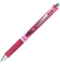 Pentel Στυλό Energel Με Κουμπί 0.7mm Ροζ ''Breast Cancer'' με Μαύρο Μελάνι BL77P-A