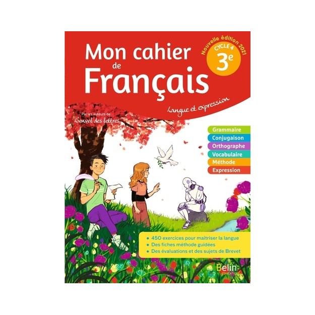 MON CAHIER DE FRANCAIS 3E - LANGUE ET EXPRESSION