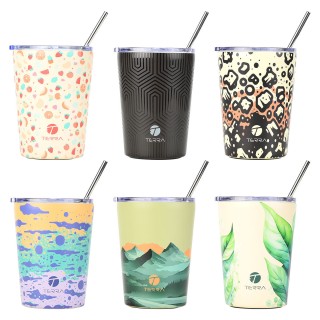 TERRA ΘΕΡΜΟΣ COFFEE MUG SAVE THE AEGEAN 350ml ΜΕ ΣΧΕΔΙΟ ASSORTED