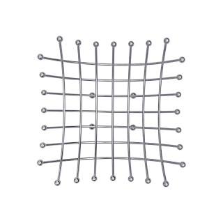 ESTIA ΦΡΟΥΤΙΕΡΑ ELEGANT NICKEL ΑΠΟ ΚΡΑΜΑ ΨΕΥΔΑΡΓΥΡΟΥ