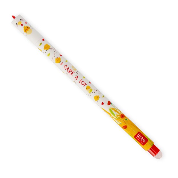 Legami Milano Erasable Pen ''I Care a Lot Hen'' με Κόκκινο Μελάνι EP0086