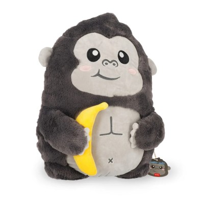 Legami Milano Gorilla Pillow - Super Soft! Λούτρινο Μαξιλάρι Μαύρο SUS0019