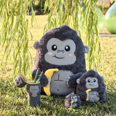 Legami Milano Gorilla Stuffed Toy - Mini Super Soft! Λούτρινο Μαύρο Mini MSC0019