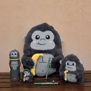Legami Milano Gel Pen with "Wild but Kind" Gorilla Animal Decoration - Lovely Friends με Μαύρο Μελάνι CPP0030