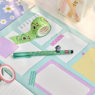 Legami Milano Gel Pen with "Wild but Kind" Gorilla Animal Decoration - Lovely Friends με Μαύρο Μελάνι CPP0030