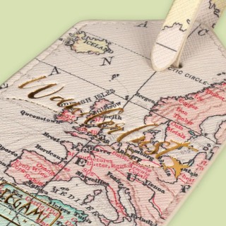 Legami Milano Travel Luggage Tag ''Wanderlust'' Μπεζ NLUG0001