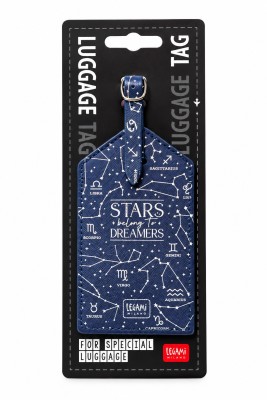 Legami Milano Travel Luggage Tag ''Stars Belong To Dreamers'' Μπλε NLUG0038