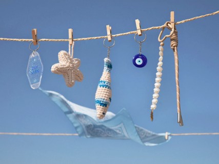 La Petite Epicerie Beginner crochet kit - Bag charms - Vitamin Sea
