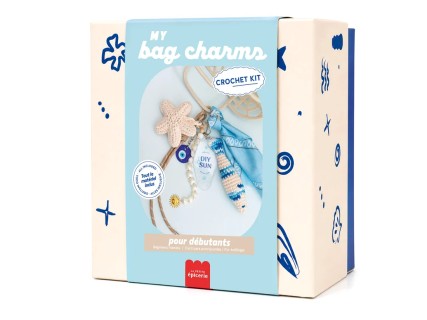 La Petite Epicerie Beginner crochet kit - Bag charms - Vitamin Sea