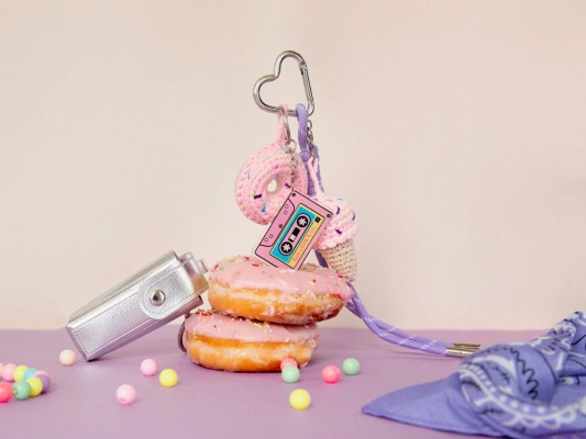 La Petite Epicerie Beginner crochet kit - Bag charms - Pop mood