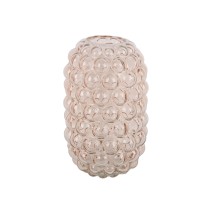 ESTIA ΓΥΑΛΙΝΟ ΔΙΑΚΟΣΜΗΤΙΚΟ ΒΑΖΟ GLOWER BUBBLE ΡΟΖ 29cm