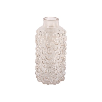 ESTIA ΔΙΑΚΟΣΜΗΤΙΚΟ ΓΥΑΛΙΝΟ ΒΑΖΟ BUBBLE 24.5cm ΜΕΛΙ