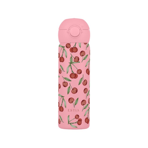 ESTIA ΘΕΡΜΟΣ ΠΑΙΔΙΚΟ HANDY BOTTLE SAVE THE AEGEAN 470ml CHERRY ROSE