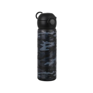 ESTIA ΘΕΡΜΟΣ ΠΑΙΔΙΚΟ HANDY BOTTLE SAVE THE AEGEAN 470ml DARK CAMO