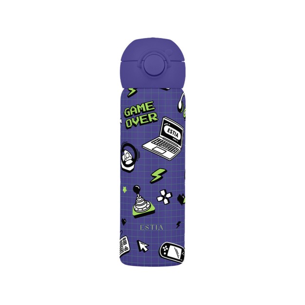 ESTIA ΘΕΡΜΟΣ ΠΑΙΔΙΚΟ HANDY BOTTLE SAVE THE AEGEAN 470ml GAME OVER