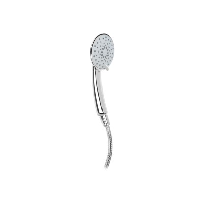 ESTIA ΚΕΦΑΛΗ ΝΤΟΥΣ ΧΡΩΜΙΟΥ 10.5cm ΜΕ 5 ΛΕΙΤΟΥΡΓΙΕΣ ΡΟΗΣ & ΣΠΙΡΑΛ ΑΝΟΔΕΙΔΩΤΟ 1.5m