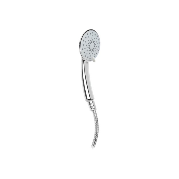 ESTIA ΚΕΦΑΛΗ ΝΤΟΥΣ ΧΡΩΜΙΟΥ 10.5cm ΜΕ 5 ΛΕΙΤΟΥΡΓΙΕΣ ΡΟΗΣ & ΣΠΙΡΑΛ ΑΝΟΔΕΙΔΩΤΟ 1.5m
