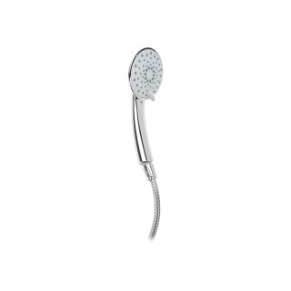 ESTIA ΚΕΦΑΛΗ ΝΤΟΥΣ ΧΡΩΜΙΟΥ 10.5cm ΜΕ 5 ΛΕΙΤΟΥΡΓΙΕΣ ΡΟΗΣ & ΣΠΙΡΑΛ ΑΝΟΔΕΙΔΩΤΟ 1.5m