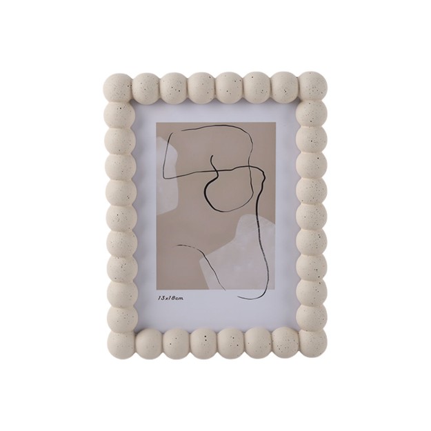 ESTIA ΚΟΡΝΙΖΑ FIBRA ΜΕ ΞΥΛΙΝΟ ΠΛΑΙΣΙΟ ΜΠΕΖ 15.8x2.5x20.4cm