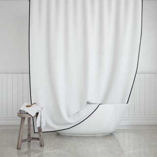 ESTIA ΚΟΥΡΤΙΝΑ ΜΠΑΝΙΟΥ FRAME ΥΦΑΣΜΑΤΙΝΗ 180x200cm