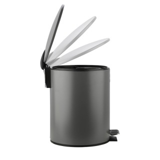 ΧΑΡΤΟΔΟΧΕΙΟ ΜΠΑΝΙΟΥ CLASSIC SOFT CLOSE 5lt ΜΑΤ ΓΚΡΙ