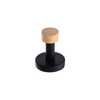 ESTIA ΚΡΕΜΑΣΤΡΑ ΕΠΙΤΟΙΧΙΑ BAMBOO ESSENTIALS ΜΟΝΗ ΜΕΤΑΛΛΙΚΗ ΜΑΥΡΗ