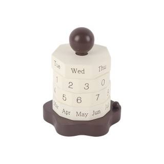 ESTIA ΞΥΛΙΝΟ ΔΙΑΚΟΣΜΗΤΙΚΟ ΗΜΕΡΟΛΟΓΙΟ FIBRA 10x13cm