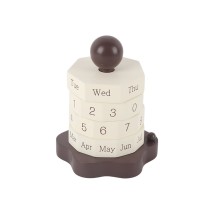 ESTIA ΞΥΛΙΝΟ ΔΙΑΚΟΣΜΗΤΙΚΟ ΗΜΕΡΟΛΟΓΙΟ FIBRA 10x13cm