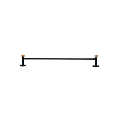 ESTIA ΠΕΤΣΕΤΟΘΗΚΗ ΕΠΙΤΟΙΧΙΑ BAMBOO ESSENTIALS ΜΟΝΗ ΜΕΤΑΛΛΙΚΗ 9x65.4x5.2 ΜΑΥΡΗ