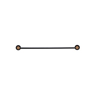 ESTIA ΠΕΤΣΕΤΟΘΗΚΗ ΕΠΙΤΟΙΧΙΑ BAMBOO ESSENTIALS ΜΟΝΗ ΜΕΤΑΛΛΙΚΗ 9x65.4x5.2 ΜΑΥΡΗ