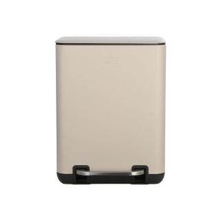 ESTIA ΧΑΡΤΟΔΟΧΕΙΟ ΜΠΑΝΙΟΥ CUBIC SOFT CLOSE 6lt TAUPE