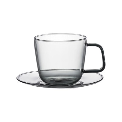 ESTIA ΦΛΙΤΖΑΝΙ ΚΑΦΕ YALO ΜΕ ΠΙΑΤΑΚΙ 280ml ΓΚΡΙ