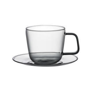 ESTIA ΦΛΙΤΖΑΝΙ ΚΑΦΕ YALO ΜΕ ΠΙΑΤΑΚΙ 280ml ΓΚΡΙ