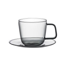 ESTIA ΦΛΙΤΖΑΝΙ ΚΑΦΕ YALO ΜΕ ΠΙΑΤΑΚΙ 280ml ΓΚΡΙ