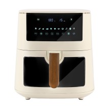 ESTIA ΦΡΙΤΕΖΑ ΑΕΡΟΣ PURE CREAM 1650W 7.2lt ME ME ΨΗΦΙΑΚΗ ΟΘΟΝΗ & 11 ΠΡΟΓΡΑΜΜΑΤΑ ΜΑΓΕΙΡΕΜΑΤΟΣ ΚΡΕΜ