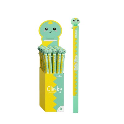 I-Total Erasable Pen Dinosaur με Πράσινο Μελάνι XL3604